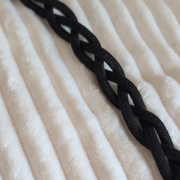 Chico's Black Braided Necklace - Picture 4 of 4